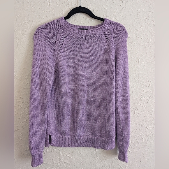 J. Crew Sweaters - J.Crew Metallic Lavender Sweater